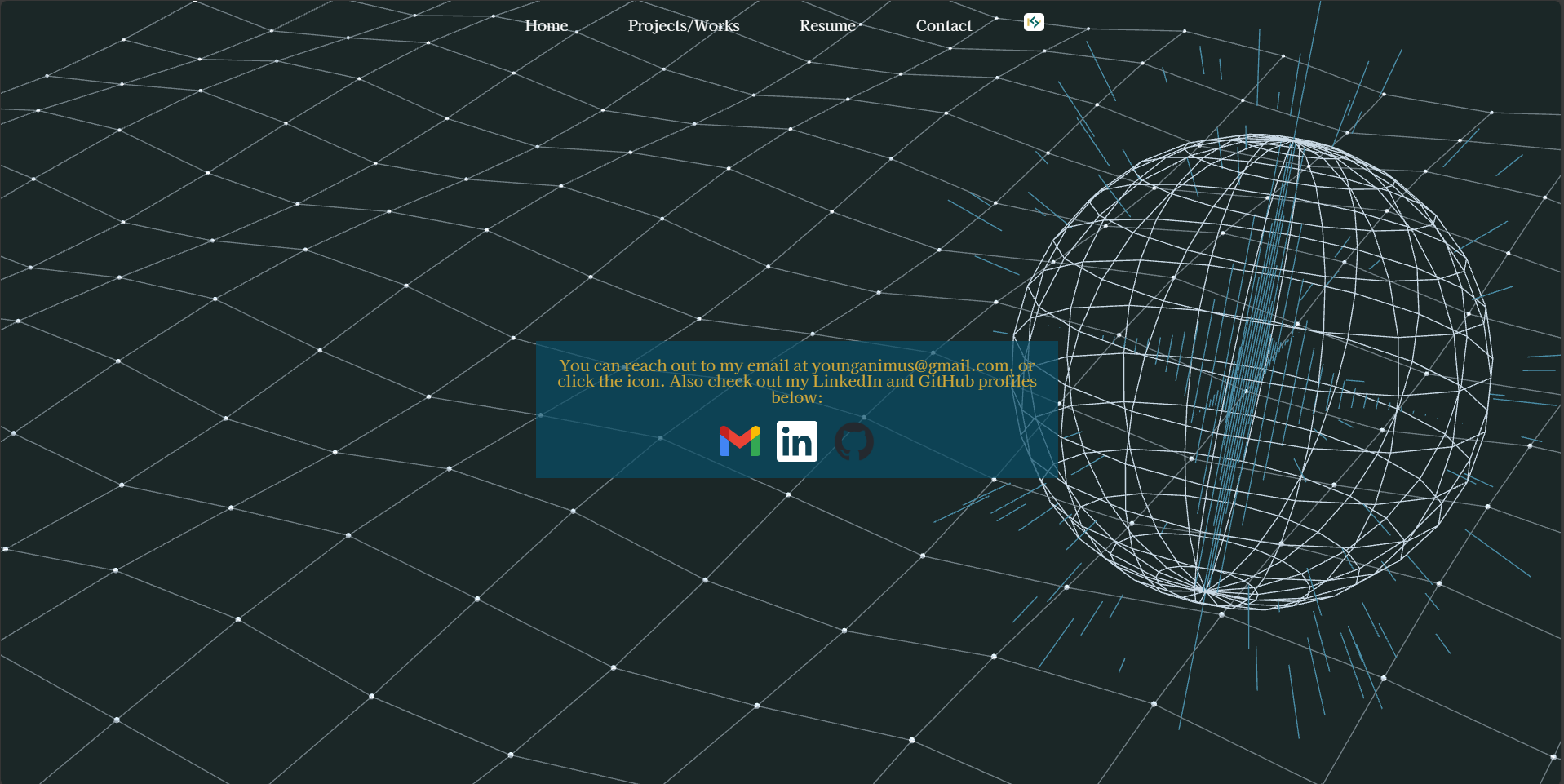 Contacts Page Screenshot